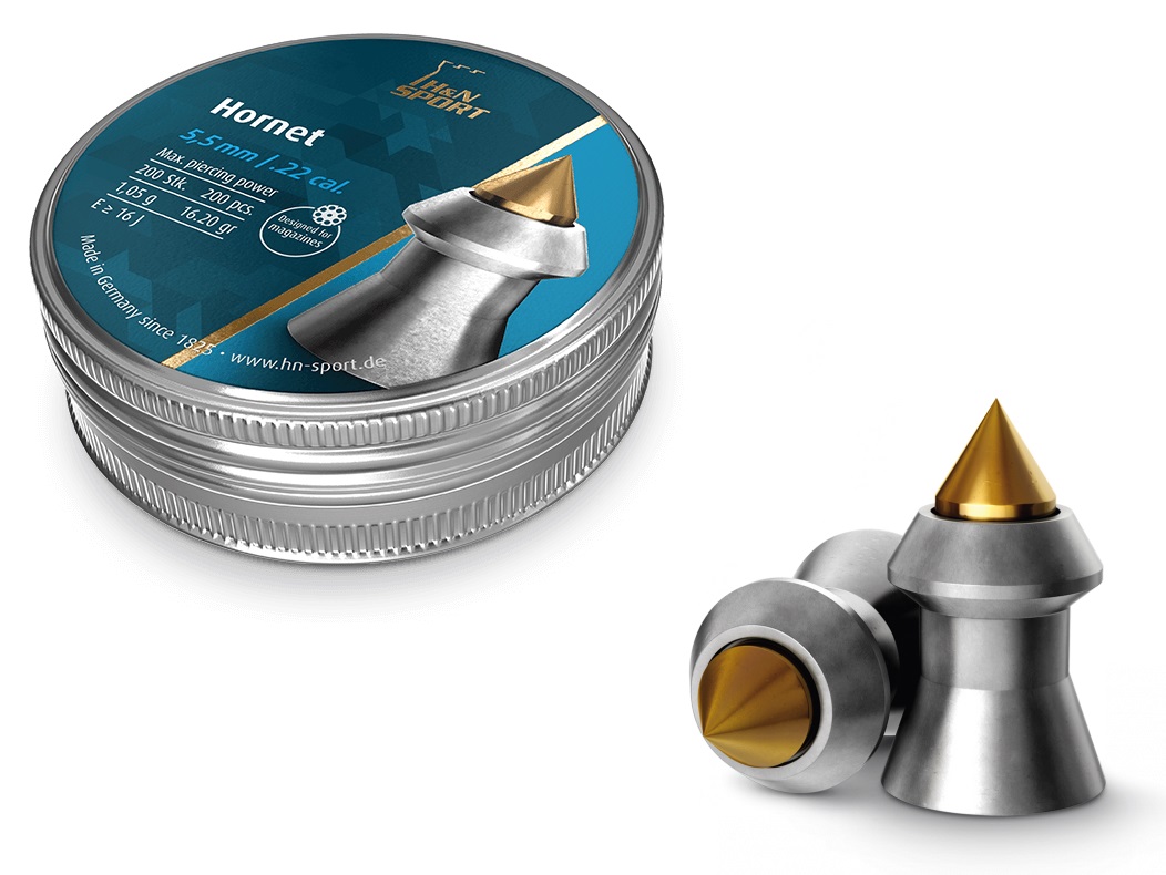 H&N Hornet 5.50mm Luchtdruk Kogeltjes blikje 200